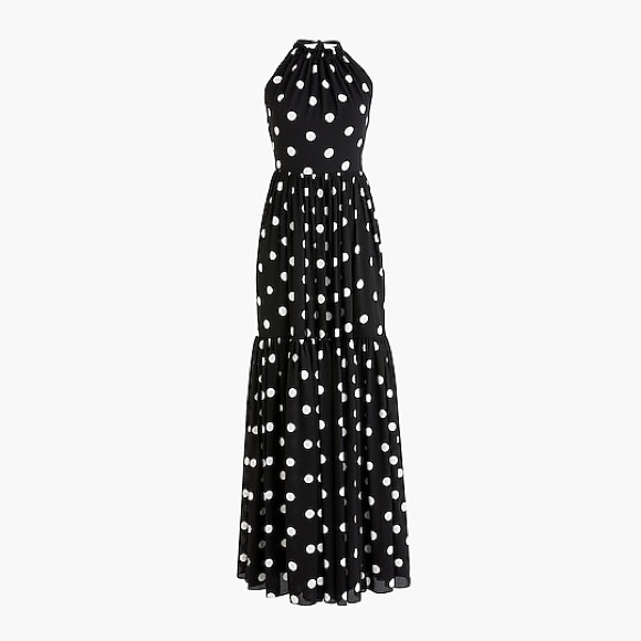 J crew polka dot halter dress size 2 - Picture 6 of 6